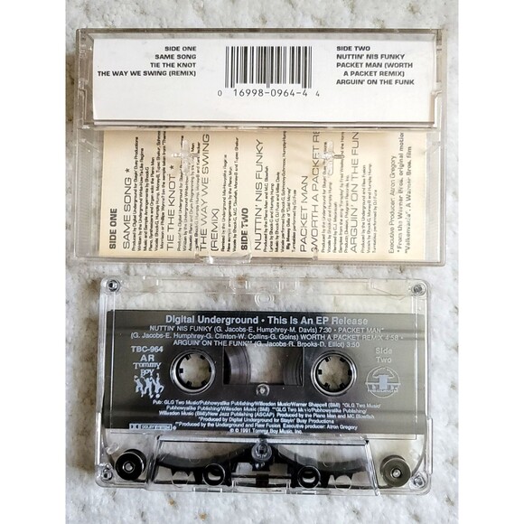 Digital Underground This Is An EP Release Cassette Tape feat: 2Pac TESTED - Picture 2 of 3